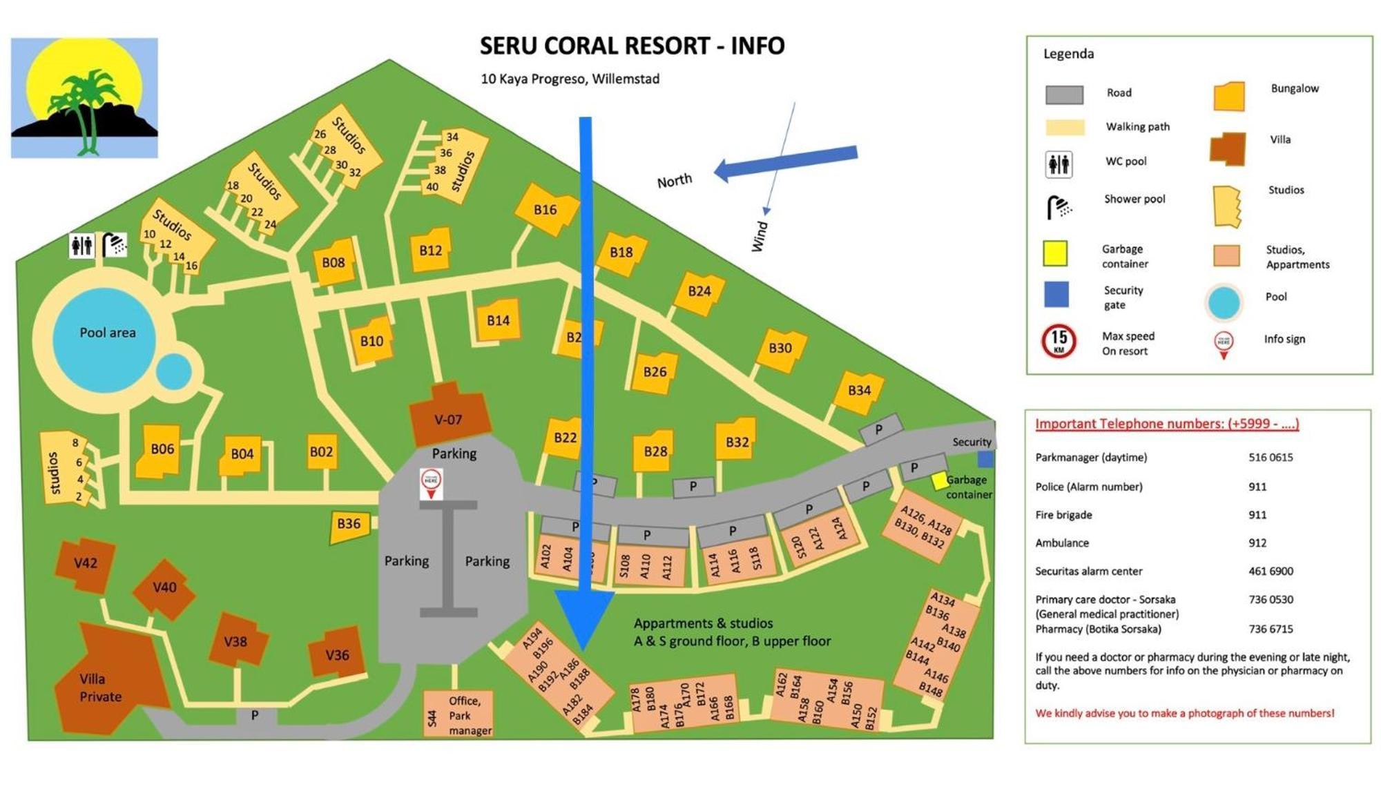 Kas Di Bami A-186 Op Seru Coral Resort - Ruim Appartement Met Groot Zwembad En Tropische Tuin Willemstad Luaran gambar